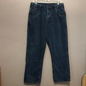 Vintage Most Wanted jeans Men's 34x32 dark blue denim jean 1990s 90s EUC